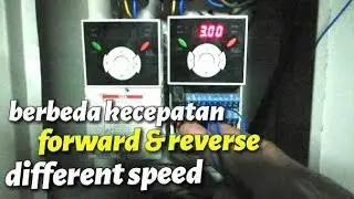 cara setting inverter vfd lsig5a forward reverse different speed