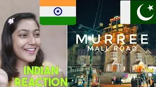 Indian Girl Reaction on Pakistan || Muree Mall Road || Night street View