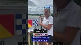 'N' and 'Y' are some of the hardest nautical flags to create! 🖌️