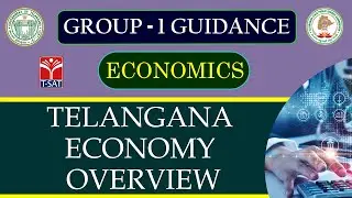T-SAT || ECONOMICS&nbsp;- TELANGANA ECONOMY - OVERVIEW || TSPSC GROUP1 || 23.03.2024