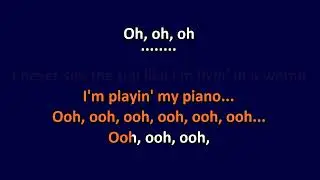 Weezer - Playing My Piano - Karaoke Instrumental Lyrics - ObsKure
