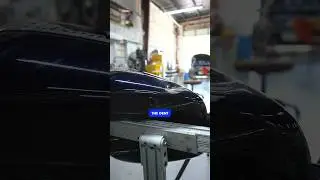 Super Hard Dent! | PDR Motorcycle Tank #shorts #pdr