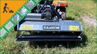 Prima prova del nuovo Trinciaerba per trattore serie leggera con attacco fisso Blackstone BL 120