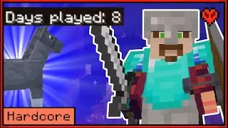 Minecraft Hardcore - Day 9 | Will I Make It to Day 10?