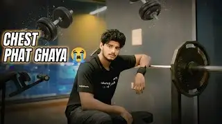 Chest Phat Gaya 😭 | Heavy Chest Workout | Gym Vlog