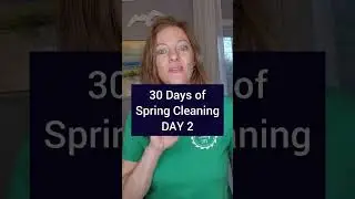 DAY 2 of 30 Days of Spring Cleaning, today we're cleaning interior and exterior doors
