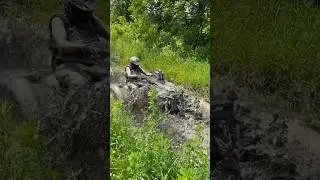LIFTED POLARIS SPORTSMAN GOING DEEP #bvsoffroad #polaris #highlifter # #life #4x4 #mudding