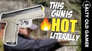 ASG Steyr M9-A1 CO2 Non Gas Blowback Review | SaltyOldGamer Airsoft Review
