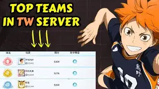 TOP TEAMS IN TW (TAIWAN) SERVER!! - HAIKYU!! FLY HIGH TW