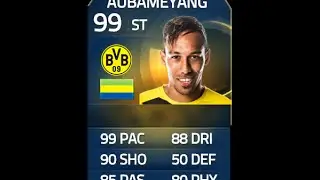 FIFA 15 TOTS AUBAMEYANG 86 Player Review & In Game Stats Ultimate Team