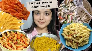 I Only Ate Pasta For 24 Hrs 👅 || Food. Challenge || alkaagarwal || kolkata