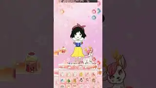 dress up games | Snow White 🤍 #dressup
