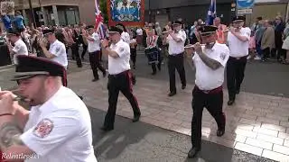 Ahoghill L.S.O.W. (No.8) @ Central Scottish 12th ~ Evening District Parade ~ Airdrie ~ 06/07/24 (4K)