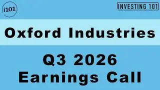 Oxford Industries Q3 2026 Earnings Call