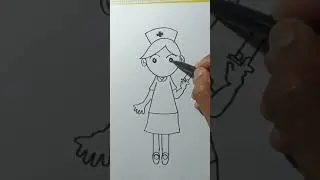nurse drawing pencil art.  #drawing #pankaj #easy #short #art