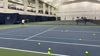 Cydia (9 yr old) tennis lesson with Coach Jason Ontog. 12-4-2023