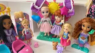 BUMPER CARS! | Barbie Club Chelsea Carnival | Fun with Anna & Elsa | Pretend Play 🎡✨#dolls