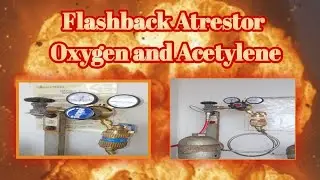 Flashback Arrestor of Oxygen and Acetylene assembly