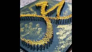 Muhammad / Mohammed Nail and string art
