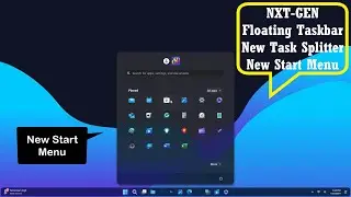 How to Set Up Windows 11's New Floating Task Bar, Task Separator, and Start Menu