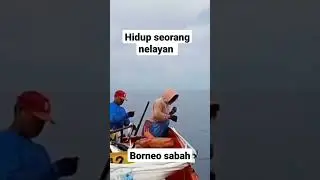 pancing ikan tuna di perairan Borneo Sabah
