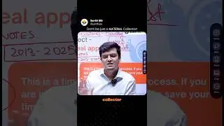 Be a District Collector, Not a Material Collector #drshivin #upsc2026 #districtcollector