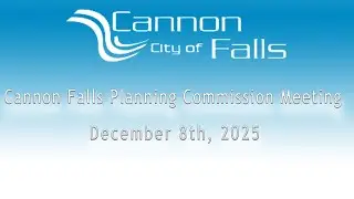 Planning Commission Meeting - 12/8/2025
