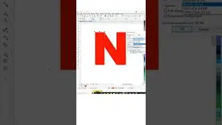 N Logo Design #coreldrawtutorial #youtubeshort