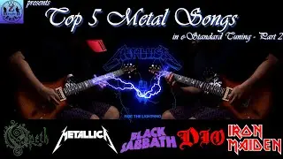 Top 5 Metal Songs in e-Standard Tuning - Part II
