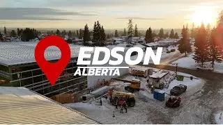 On Site in Edson, Alberta I Building a 30,000 Sq Ft Recreation Facility in Edson, Alberta