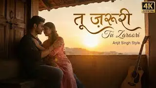 Tu Zaroori - Arijit Singh Style | New Romantic Song | Lyrical Video |