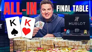 Every Risk, Every ALL IN /  Borgata Poker Open Final Table!