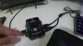Funcionamento do chaveador/switch kvm 2 portas vga/usb