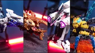 52toys stop motion：Havok/Gunpowder/Black Waltz/Icarus transformation.