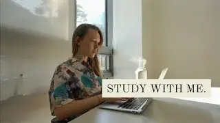 STUDY WITH ME | 40 min of concentration w/ muted piano music