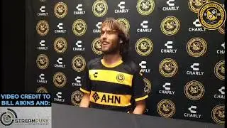 Bradley Sample Press Conference After Pittsburgh Riverhounds 4-3PK Win Over Detroit City FC
