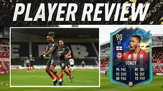 90 TEAM OF THE SEASON (TOTS) IVAN TONEY PLAYER REVIEW - FIFA 21 ULTIMATE TEAM