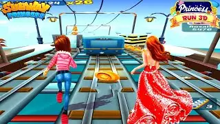 Subway Princess Runner V/S Royal Princess Run 3D - Girl v/s Girl Run Race | Android/iOS Gameplay HD