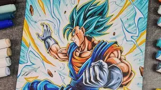 Drawing Vegito Blue in Real Time