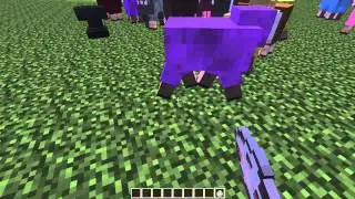 Баг в Minecraft 1.7.4 Переливающиеся овечки