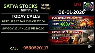 Live లో RETURNS NIFTY  STOCKS ,DAY 133 Entry and Exit, STOCKS 06-01-2026 BTST