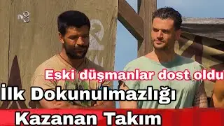 Survivorda Yeni Takımlarla İlk Dokunulmazlığı Kazanan Takım Belli Oldu İlk Eleme Adayı B&uuml;y&uuml;k Kavga