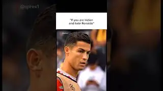 Do you hate Ronaldo !? | #shorts #football #ronaldo #fans #love