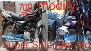 Super Splendor Modified // Super Splendor Old Model Full Colour // Super Splendor Sticker Modified