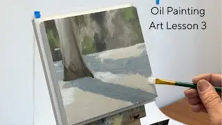 Learn Oil Painting WITHOUT Drawing &mdash; Simple Tracing Trick