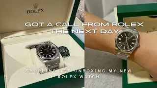 Buying a Rolex watch in 2024 | Full shopping experience and unboxing | Rolex Oyster Perpetual Black