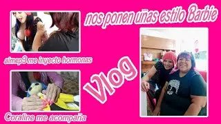 AIMEP3 Y YO NOS PONEMOS UÑAS ESTILO BARBIE VLOG NEVRAZCA DRAGANZON