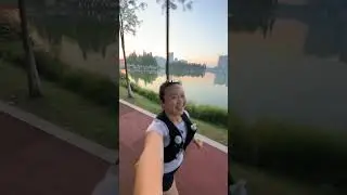 let's go on a 20km sunrise run #china #running #runner #workout