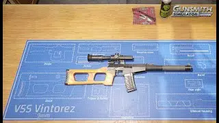 VSS Vintorez Suppressed 9mm Assault Rifle Restoration - Gunsmith Simulator