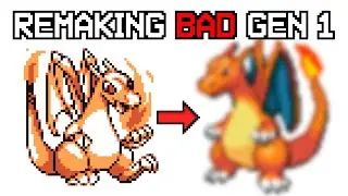 I Tried Remaking BAD Sprites in the BW Style